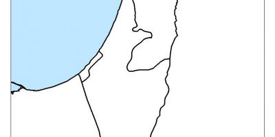 Карта Израела празно