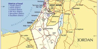 Израел региону мапи